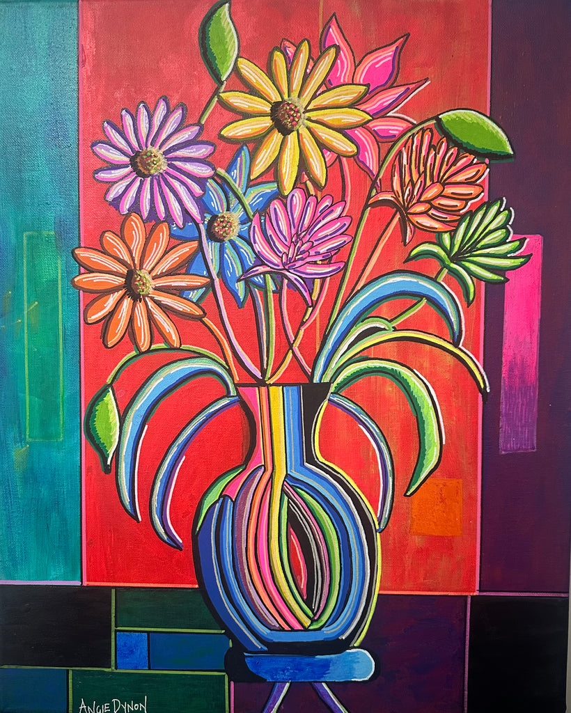 Vase of love (Painted by Angie Dynon)