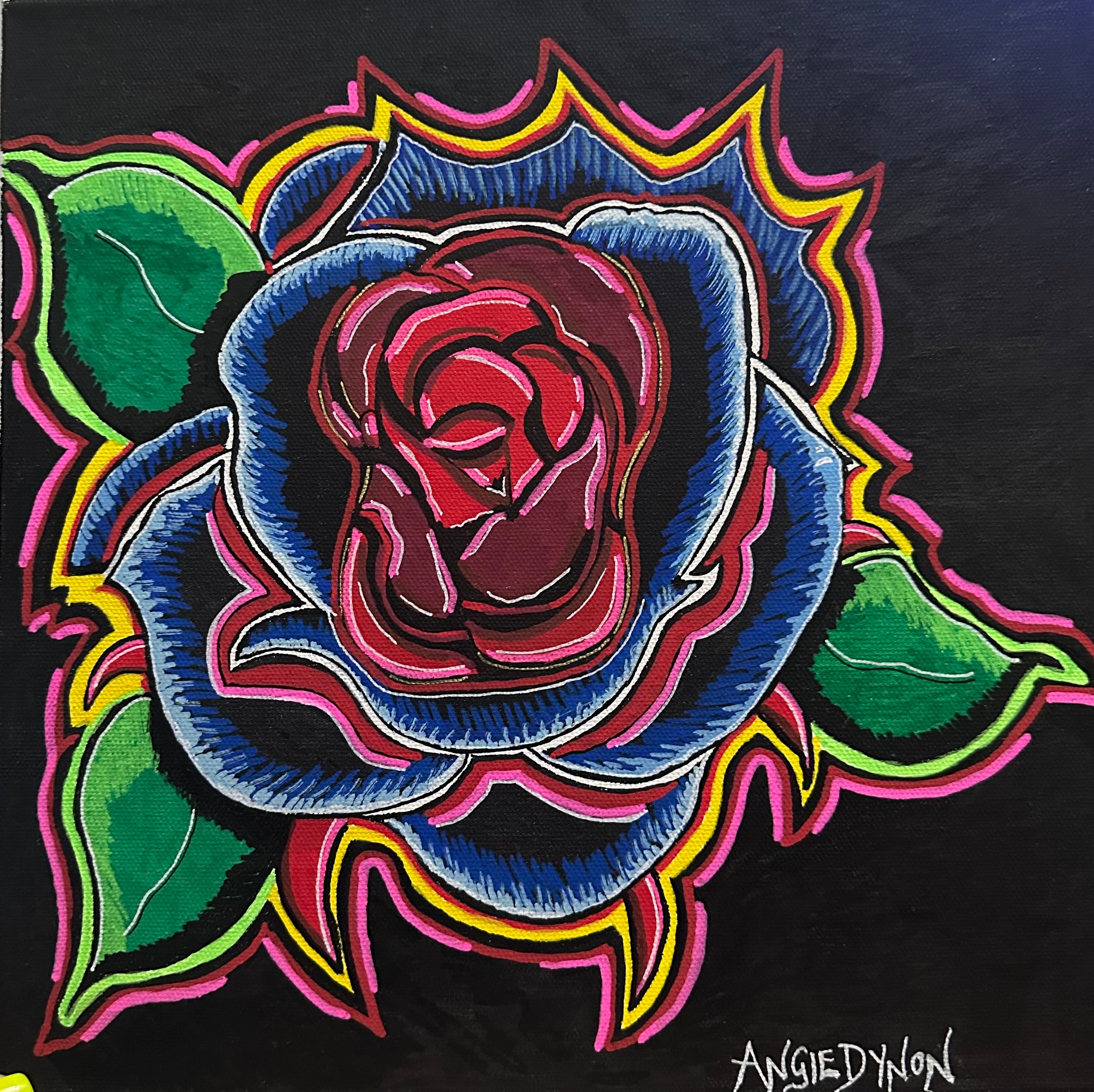 Rose Garden (Painted by Angie Dynon)
