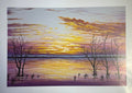 Sunset Menindee Lake print