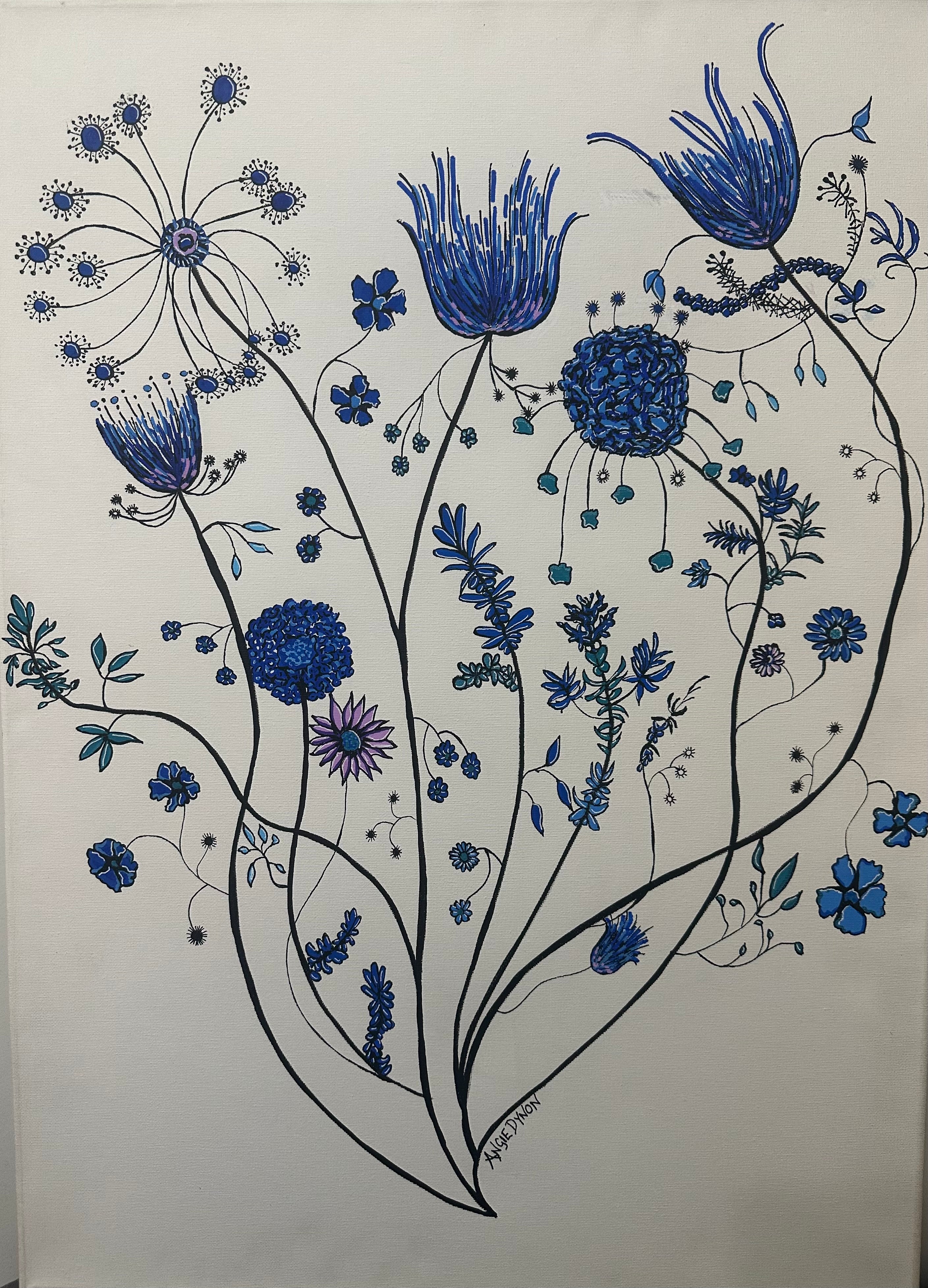 Blue Dreams (Painted by Angie Dynon)