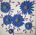 Blue daisies (Painted by Angie Dynon) SOLD 🔴
