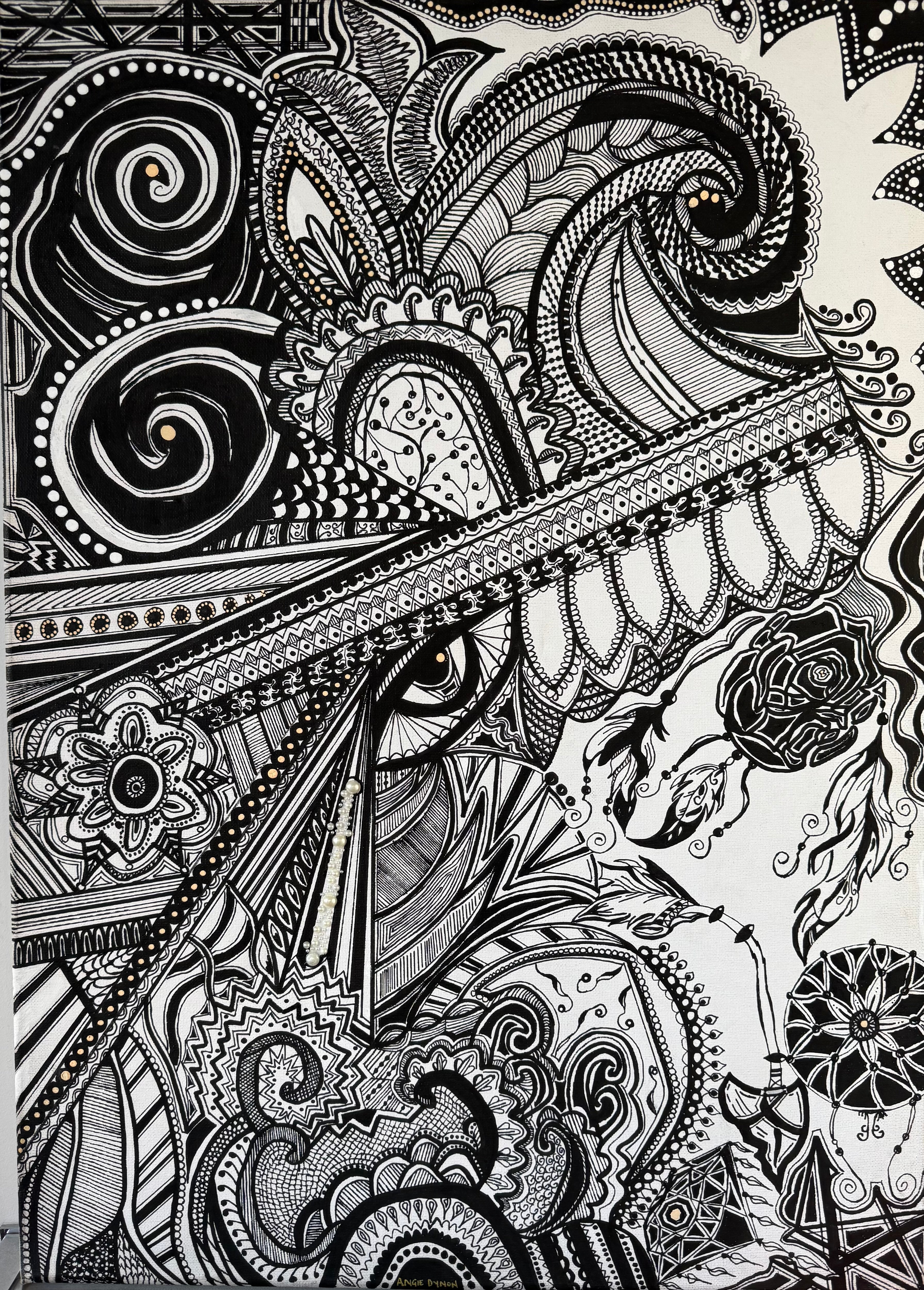 Patterns of life (Painted by Angie Dynon)