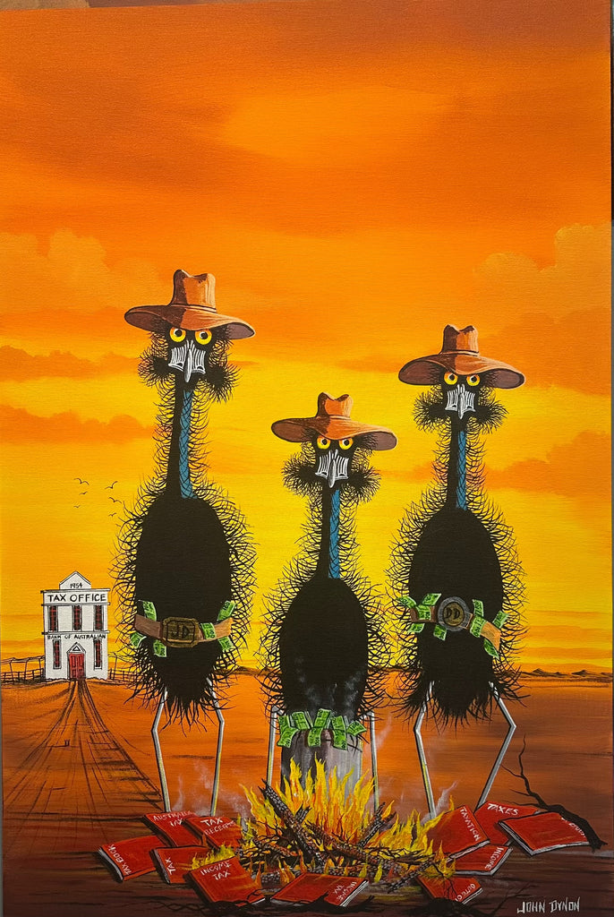 Cooking the books (NEW PRINT) Signed by the Artist