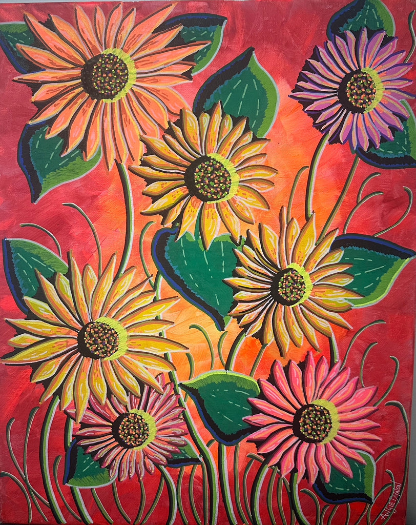 Sunny bloom (Painted by Angie Dynon)