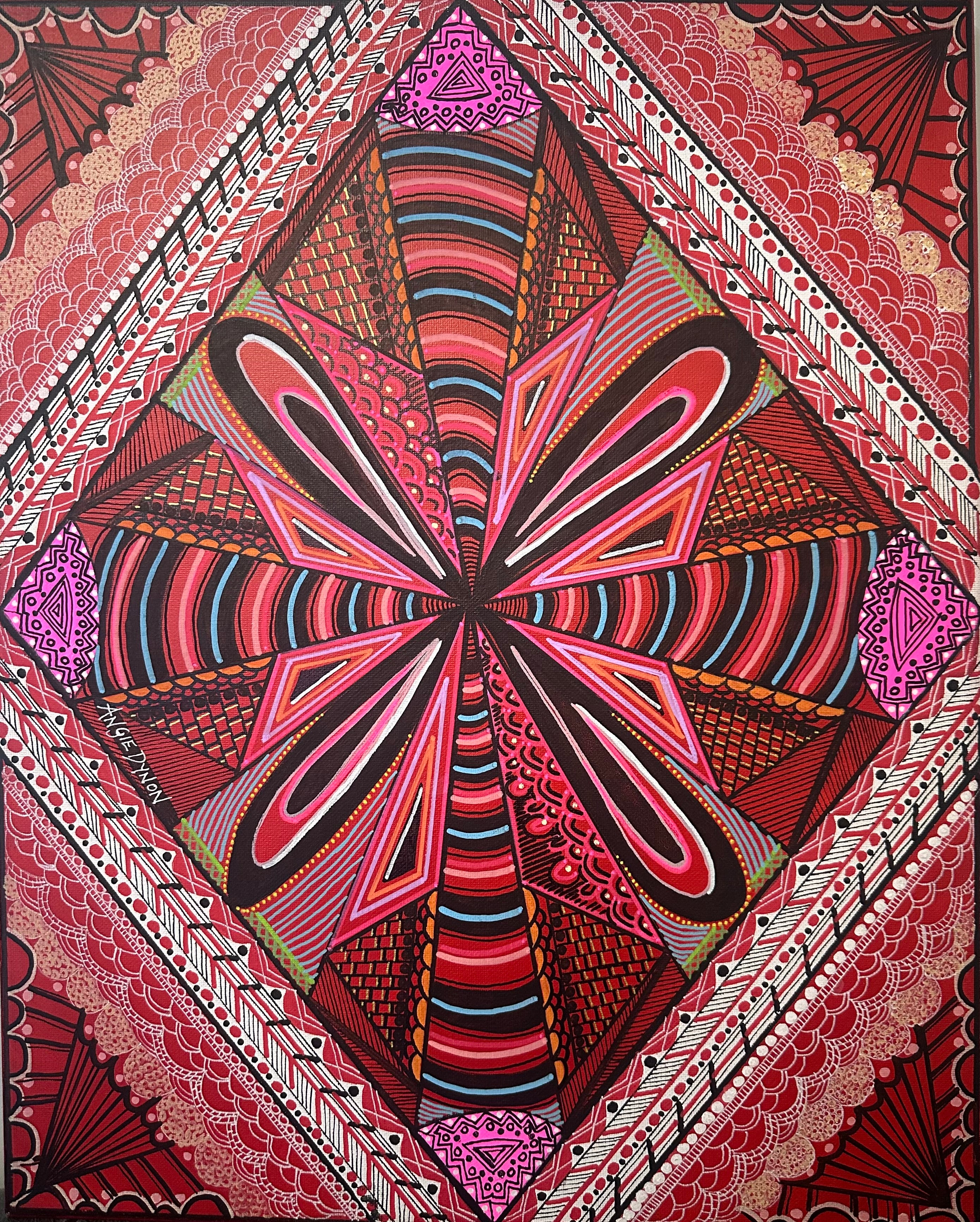 Red Delight (Painted by Angie Dynon)