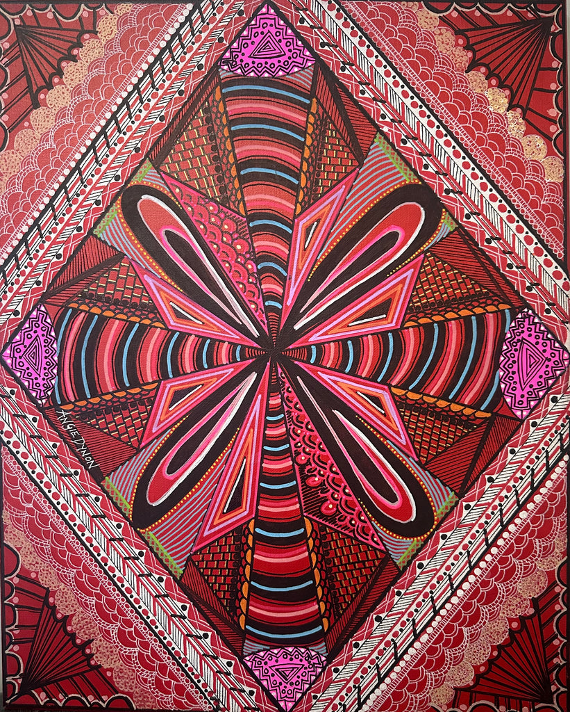 Red Delight (Painted by Angie Dynon)