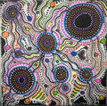 Upstream and downstream (Painted by Angie Dynon)