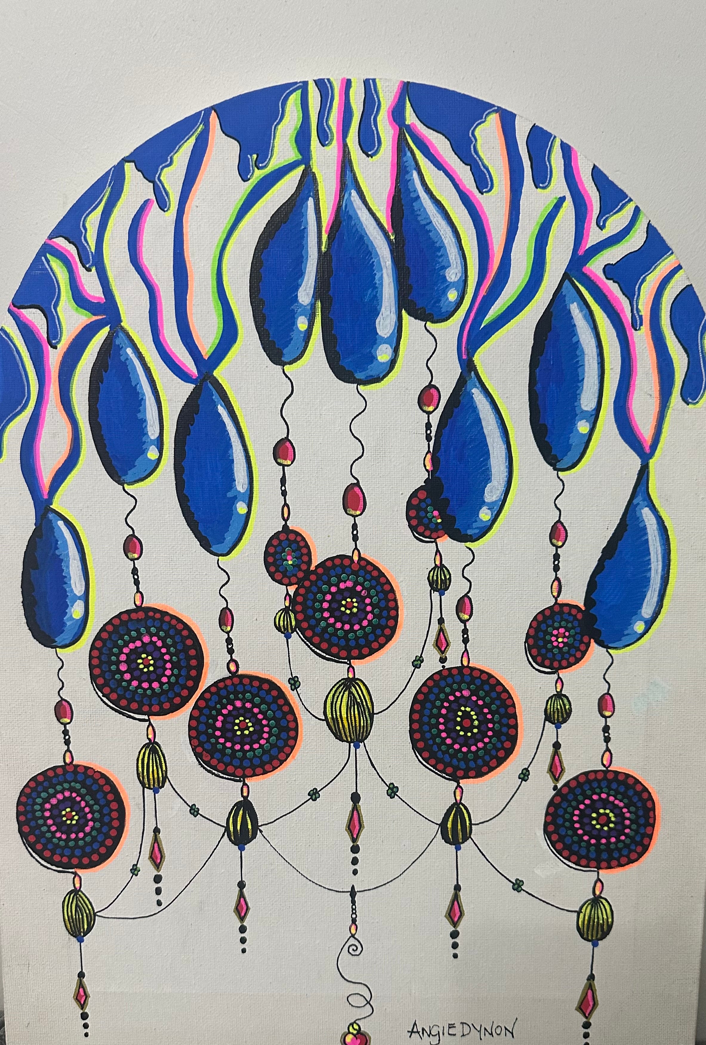 Droplets (Painted by Angie Dynon)